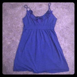 Banana Republic Violet Cotton Summer Dress L